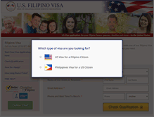 Tablet Screenshot of filipinovisa.com